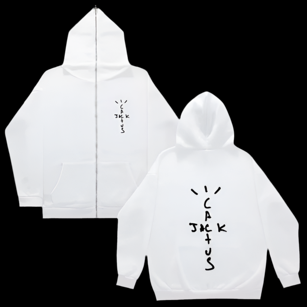 Cactus Jack Full Zip Up Hoodie