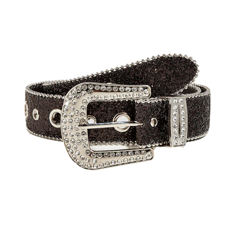 Y2k Rhinestone Belt