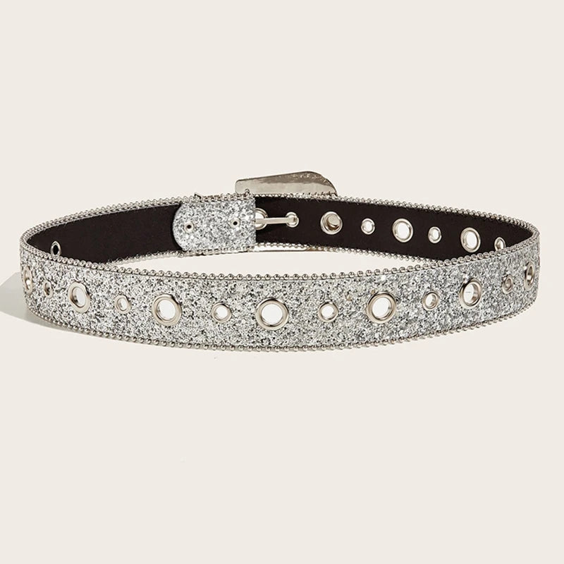 Y2k Rhinestone Belt